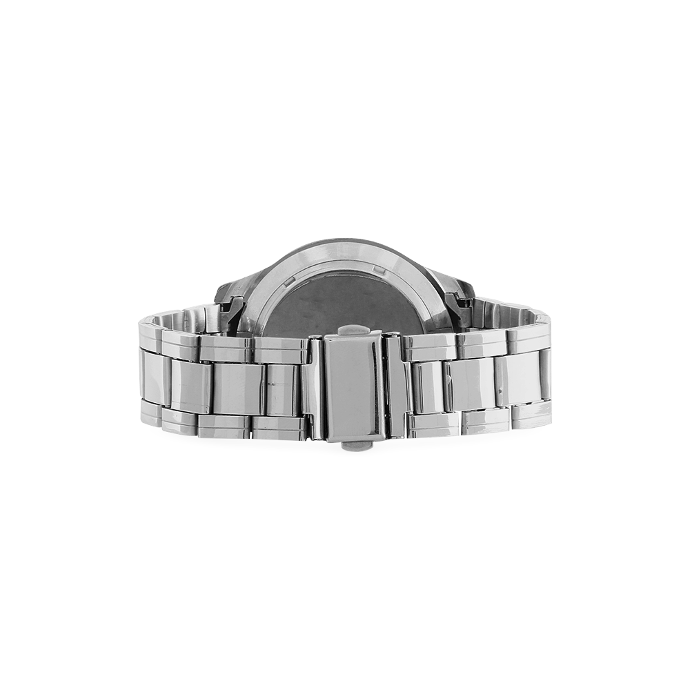 ABSTRACT Men's Stainless Steel Analog Watch(Model 108)