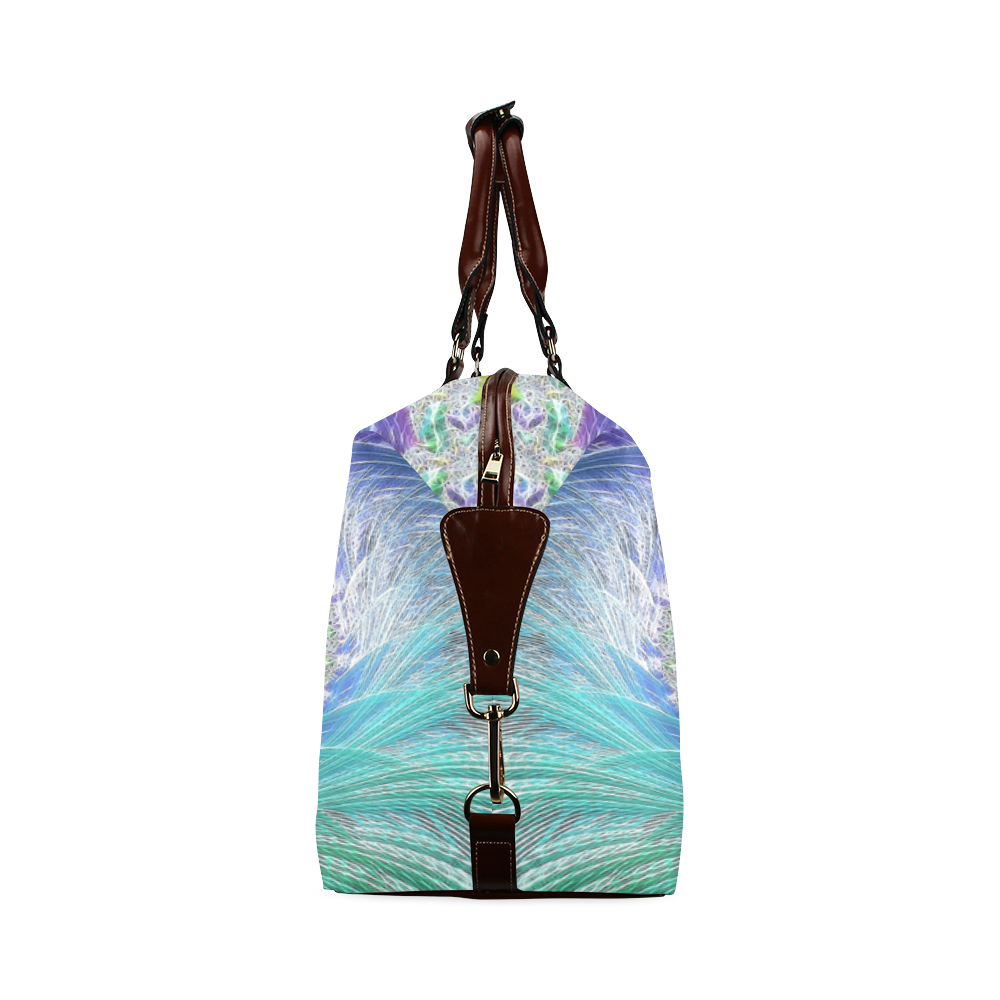 Frax Fractal Rainbow Classic Travel Bag (Model 1643) Remake