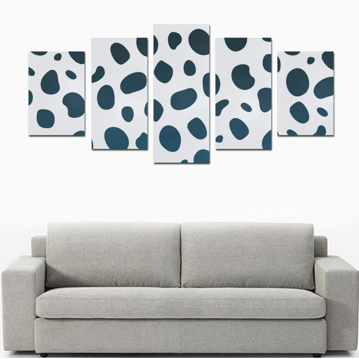 animal Leopard skin Canvas Print Sets D (No Frame)