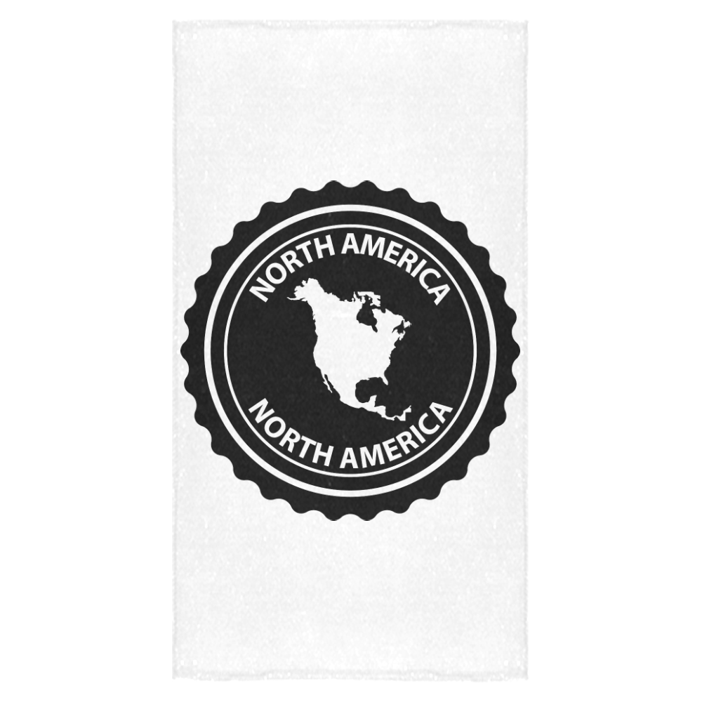 North America stamp Bath Towel 30"x56"