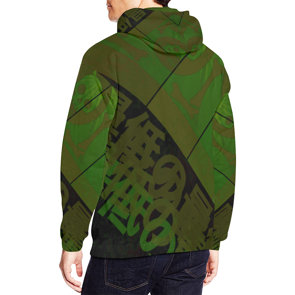 The Lowest of Low Japanese Banner All Over Print Hoodie for Men/Large Size (USA Size) (Model H13)