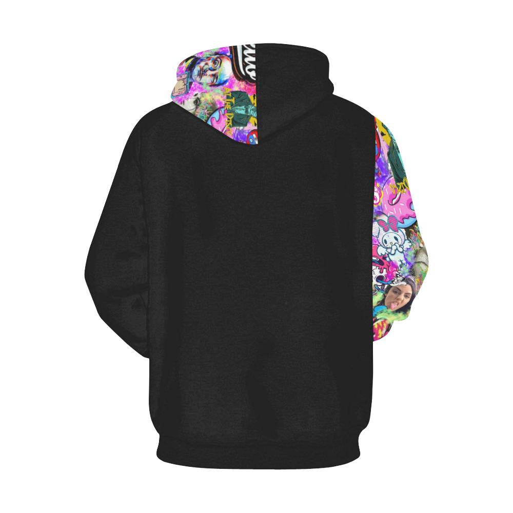 fuck the world All Over Print Hoodie for Men (USA Size) (Model H13)