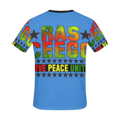 Ras CeeGo SkyDiving All Over Print T-Shirt for Men/Large Size (USA Size) Model T40)