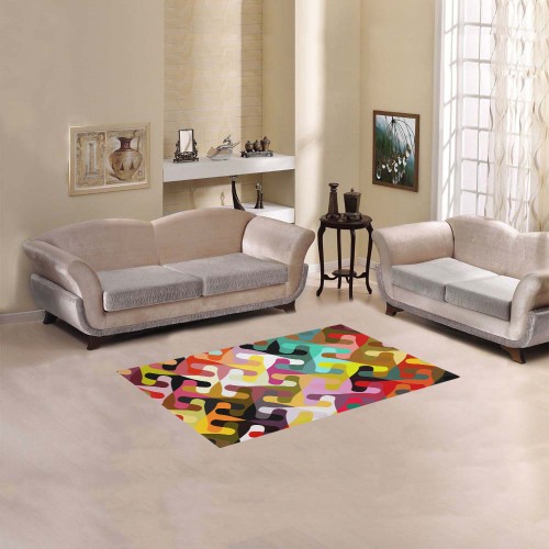 Colorful shapes Area Rug 2'7"x 1'8‘’