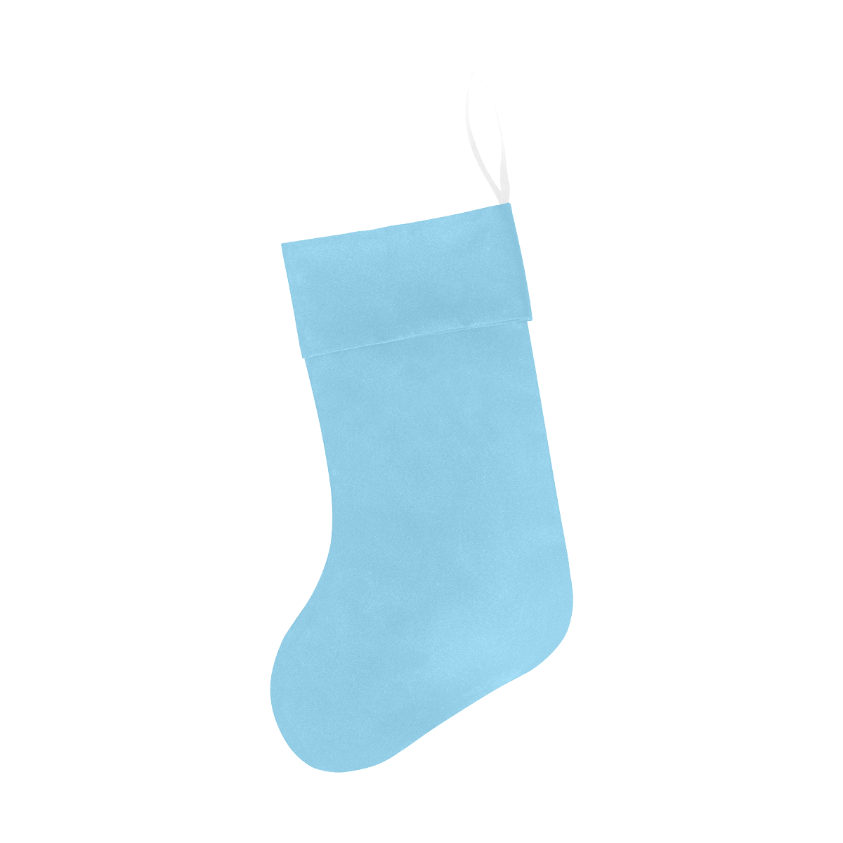 color baby blue Christmas Stocking