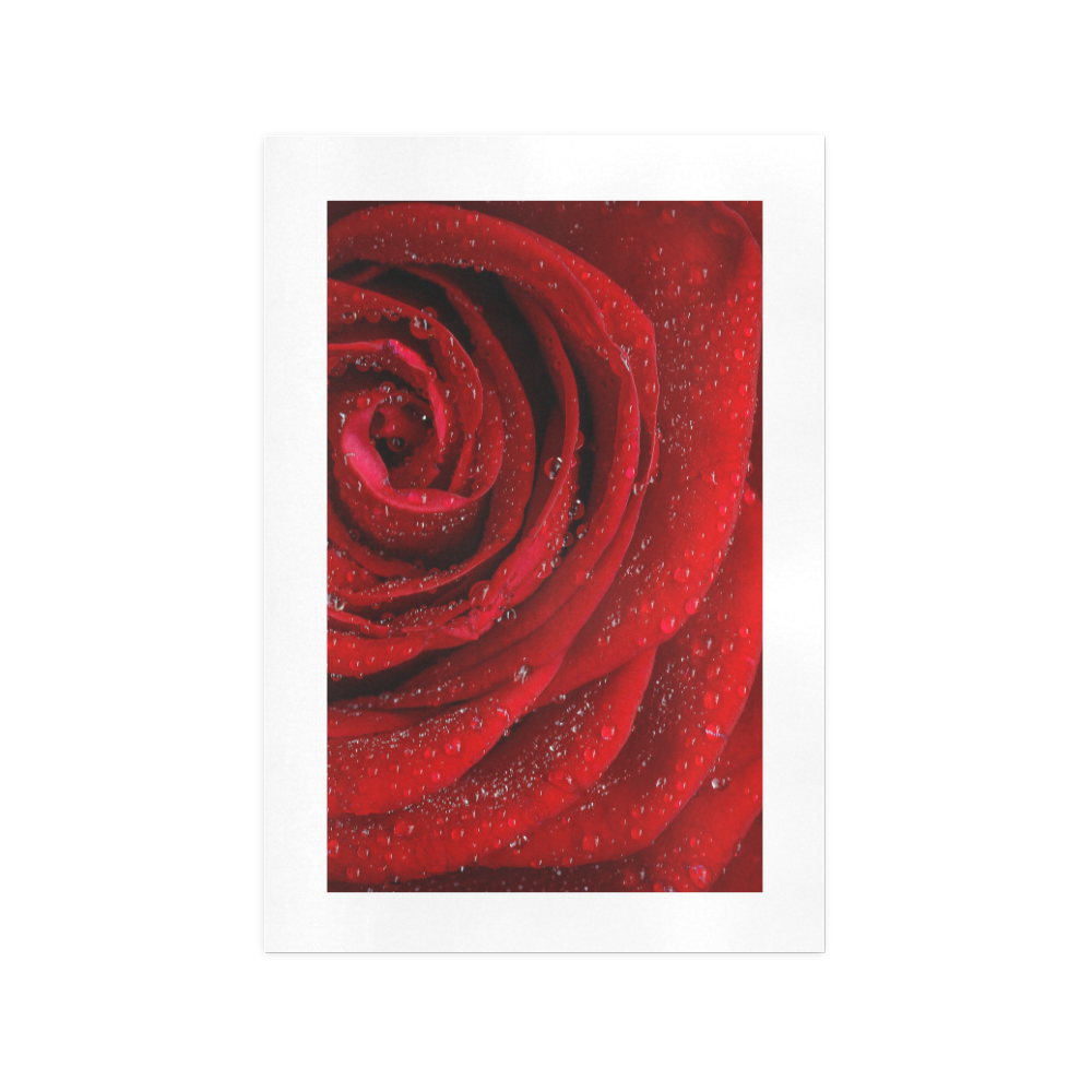 Red rosa Art Print 13‘’x19‘’
