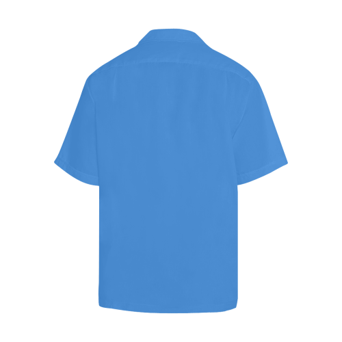 Sky Blue Serenity Solid Colored Hawaiian Shirt (Model T58)