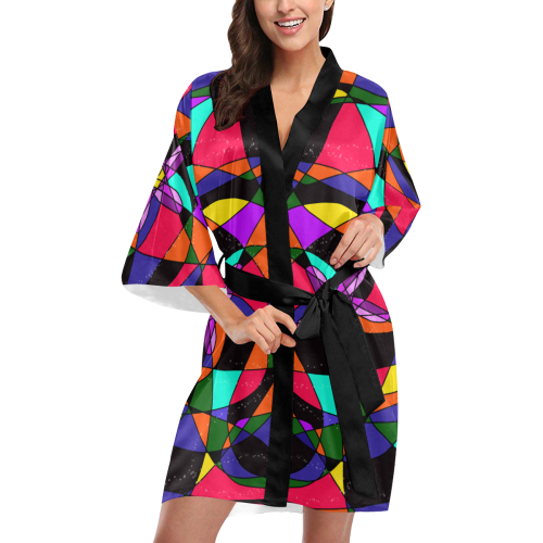 Abstract Design S 2020 Kimono Robe