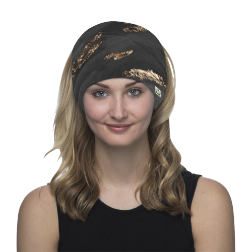 Fairlings Delight's Black and Gold Collection- 53086a Multifunctional Headwear