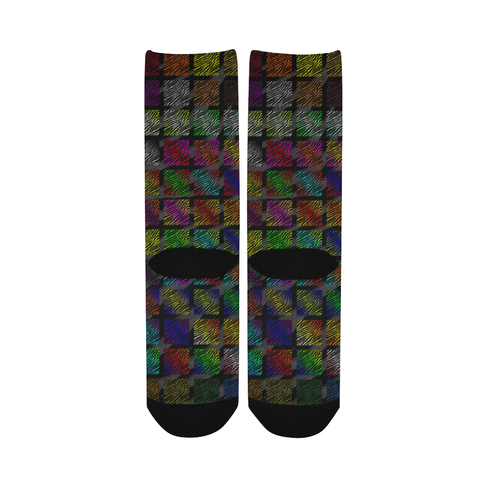 Ripped SpaceTime Stripes Collection Women's Custom Socks