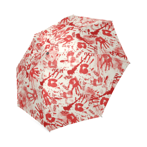 Bloody Halloween Hands Foldable Umbrella (Model U01)