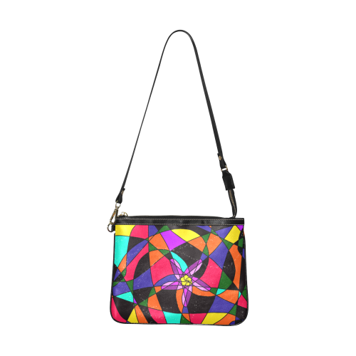 Abstract Design S 2020 Small Shoulder Bag (Model 1710)
