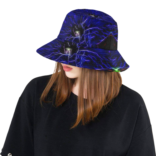 Blue Petunia Topaz All Over Print Bucket Hat