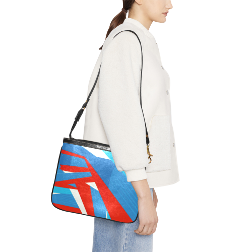 Abstract Pop Art v3 Small Shoulder Bag (Model 1710)