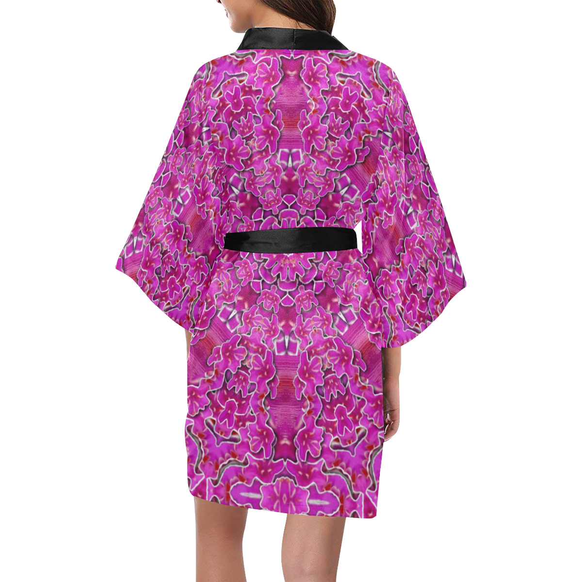 flowering and blooming to bring happiness Kimono Robe