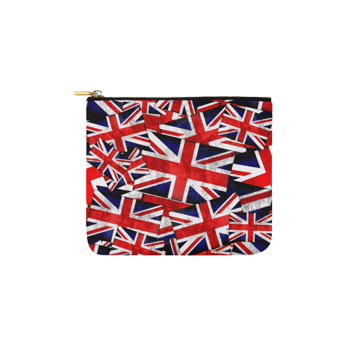 Union Jack British UK Flag Carry-All Pouch 6''x5''