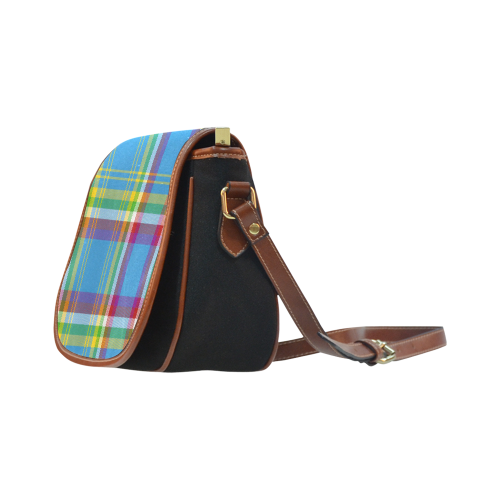 Yukon Tartan Saddle Bag/Small (Model 1649)(Flap Customization)