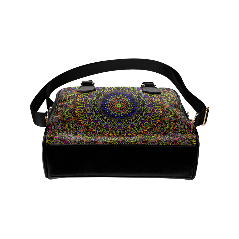 Mandala Pattern Shoulder Handbag (Model 1634)