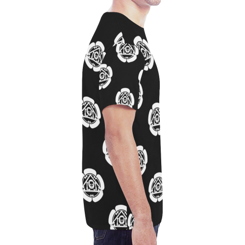 Kamon Pattern New All Over Print T-shirt for Men (Model T45)
