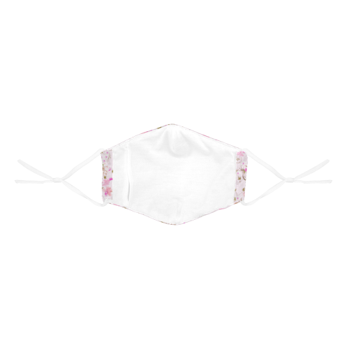 flowers-9 3D Mouth Mask with Drawstring (Pack of 10) (Model M04)