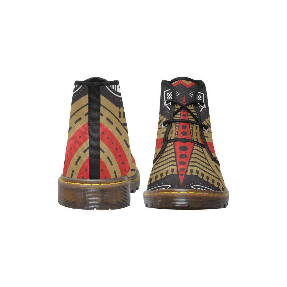 illuminati tribal Men's Canvas Chukka Boots (Model 2402-1)