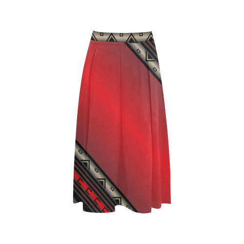 Horse Nation Red Aoede Crepe Skirt (Model D16)