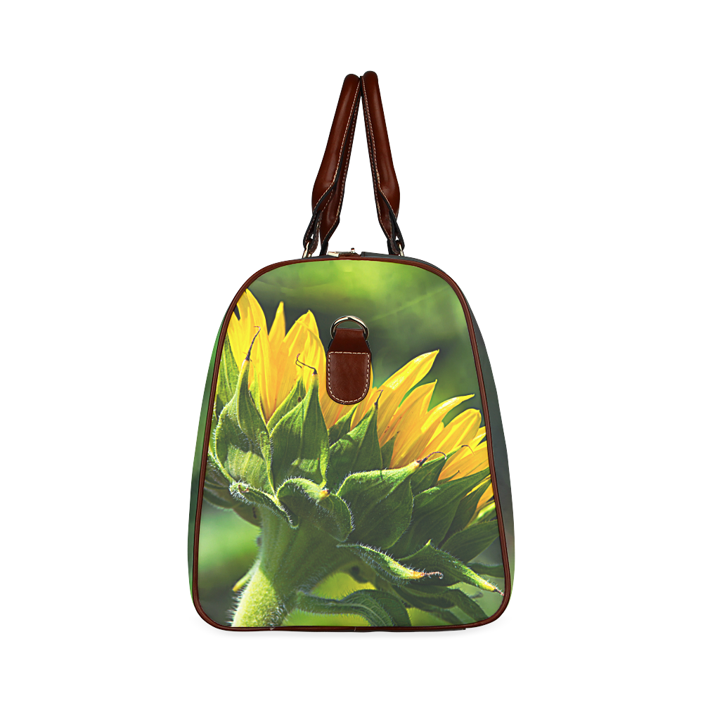Sunflower New Beginnings Waterproof Travel Bag/Small (Model 1639)