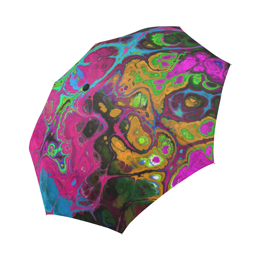 wonderful fractal 3184 by JamColors Auto-Foldable Umbrella (Model U04)