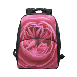 Rose Fleur Macro Unisex Laptop Backpack (Model 1663)