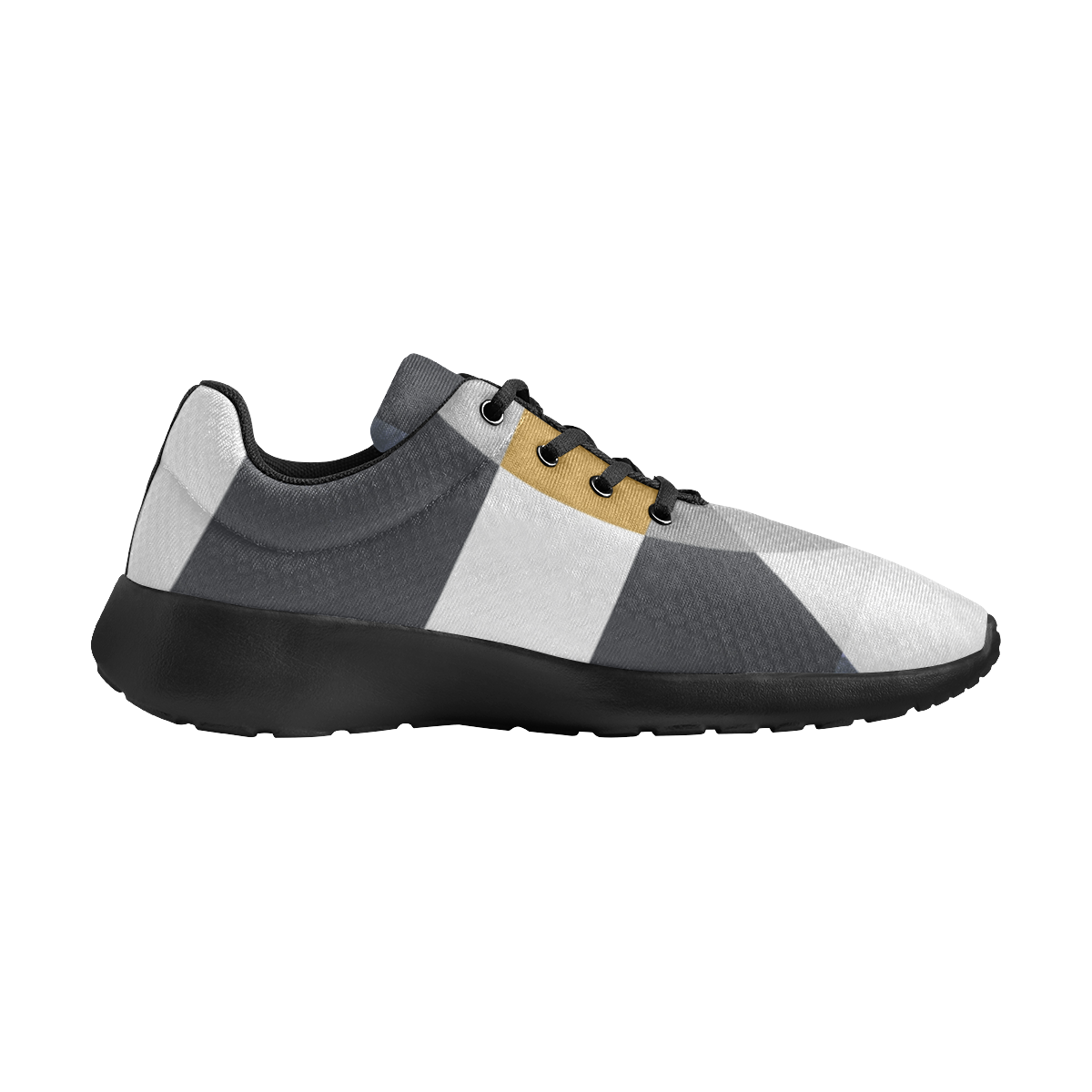 Espacios grises Men's Athletic Shoes (Model 0200)