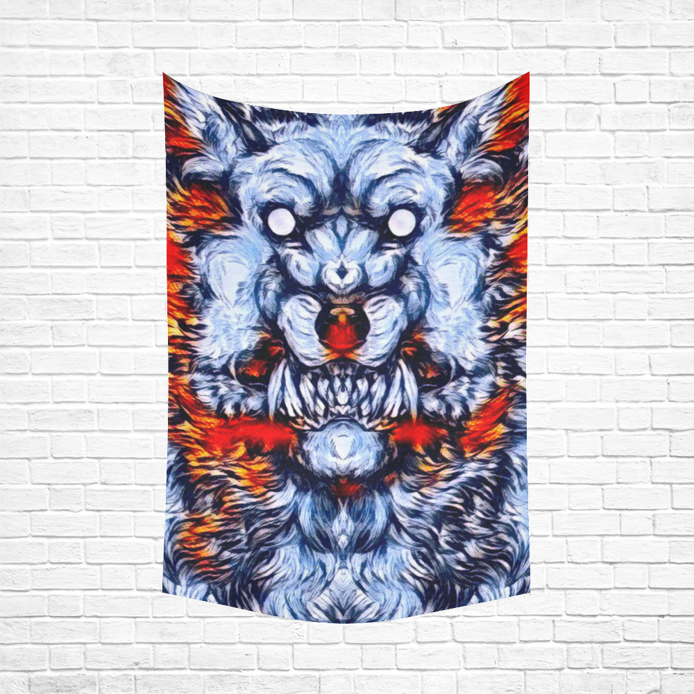 Alpha Werewolf Cotton Linen Wall Tapestry 60"x 90"