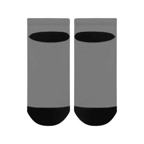 color dim grey Men's Ankle Socks