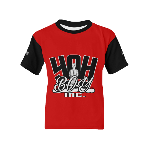 YahBoy Inc Red Kids' All Over Print T-shirt (Model T65)