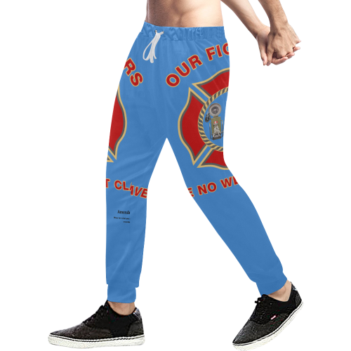 Weighting For A Fire Men's All Over Print Sweatpants (Model L11)