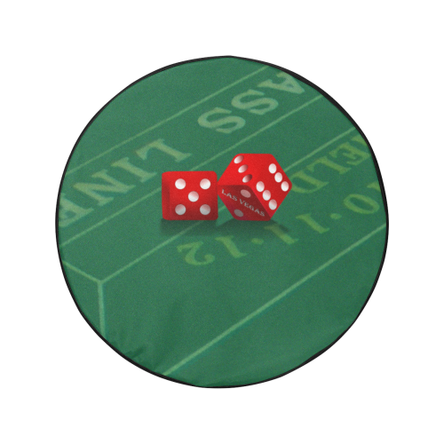 Las Vegas Dice on Craps Table 34 Inch Spare Tire Cover