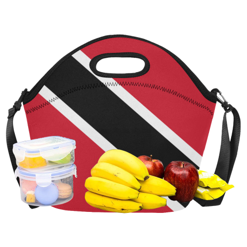Trinidad And Tobago Flag Neoprene Lunch Bag/Large (Model 1669)