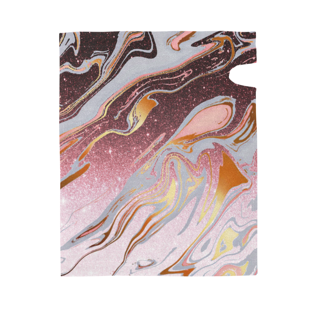 Rose gold glitter marble Mailbox Cover