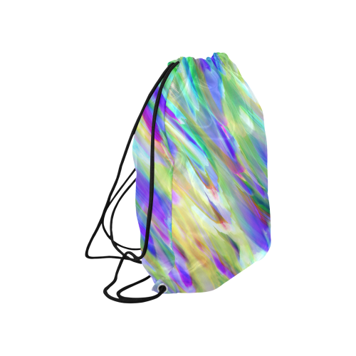 Colorful digital art splashing G401 Large Drawstring Bag Model 1604 (Twin Sides)  16.5"(W) * 19.3"(H)