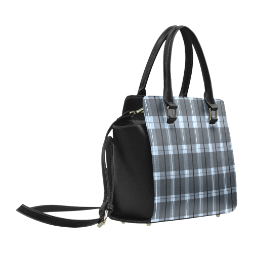 Blue Plaid Dreams Classic Shoulder Handbag (Model 1653)