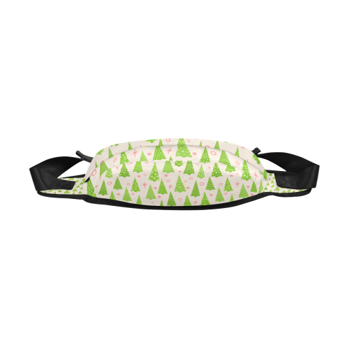 Christmas Trees Forest Fanny Pack/Large (Model 1676)
