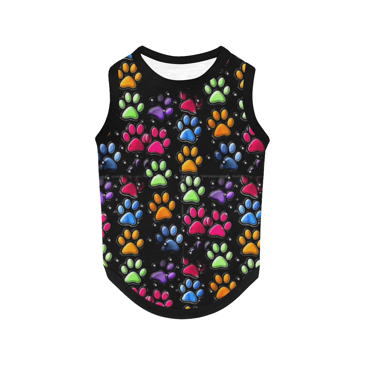 Paws by Nico Bielow All Over Print Pet Tank Top