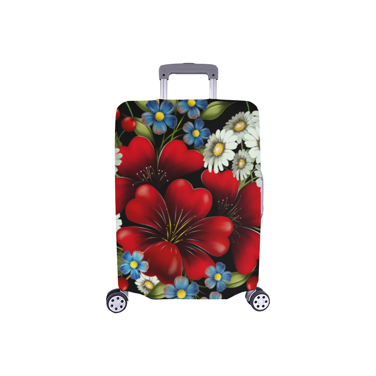 Bouquet Of Flowers Luggage Cover/Small 18"-21"
