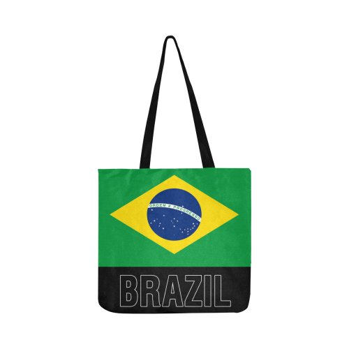 Flag of Brazil Reusable Shopping Bag Model 1660 (Two sides)