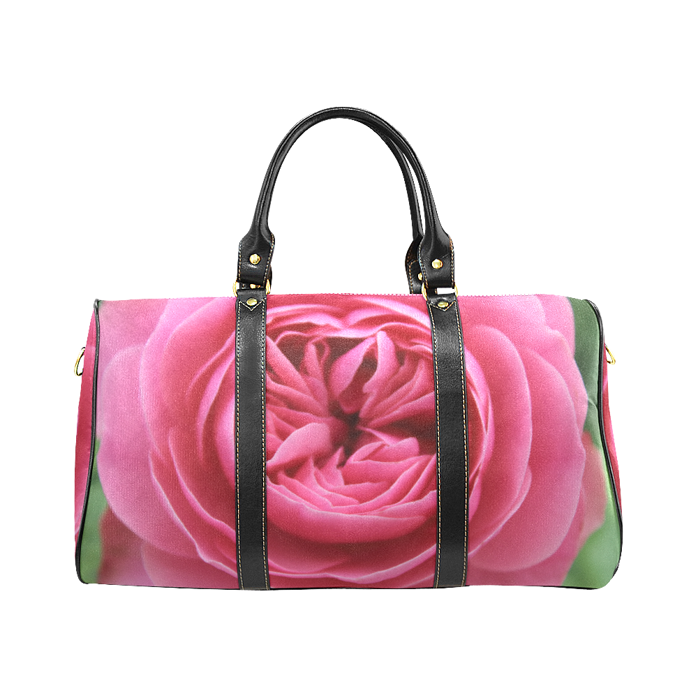 Rose Fleur Macro New Waterproof Travel Bag/Large (Model 1639)