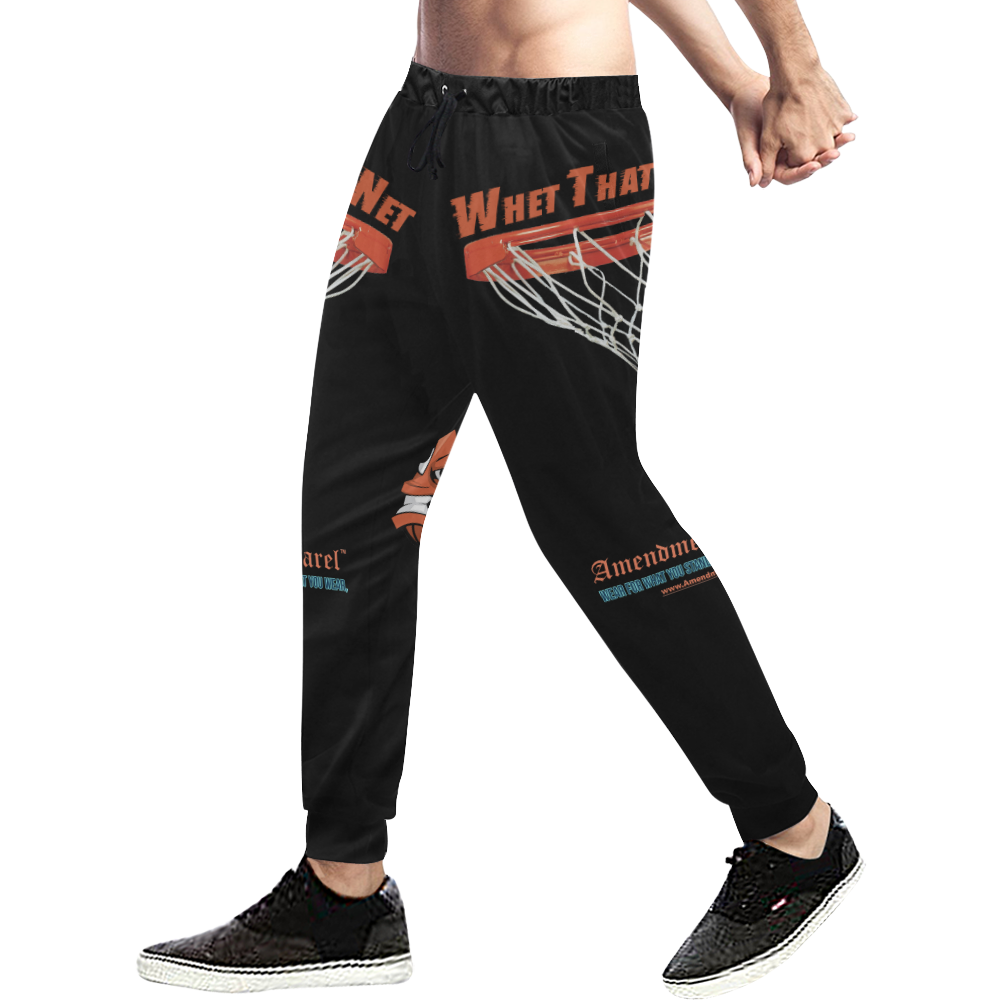 Whet That Net Sweat Pants Men's All Over Print Sweatpants (Model L11)