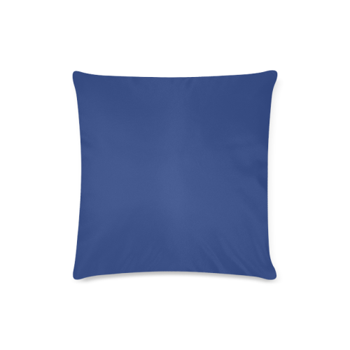 Porcelain Blue Custom Zippered Pillow Case 16"x16"(Twin Sides)
