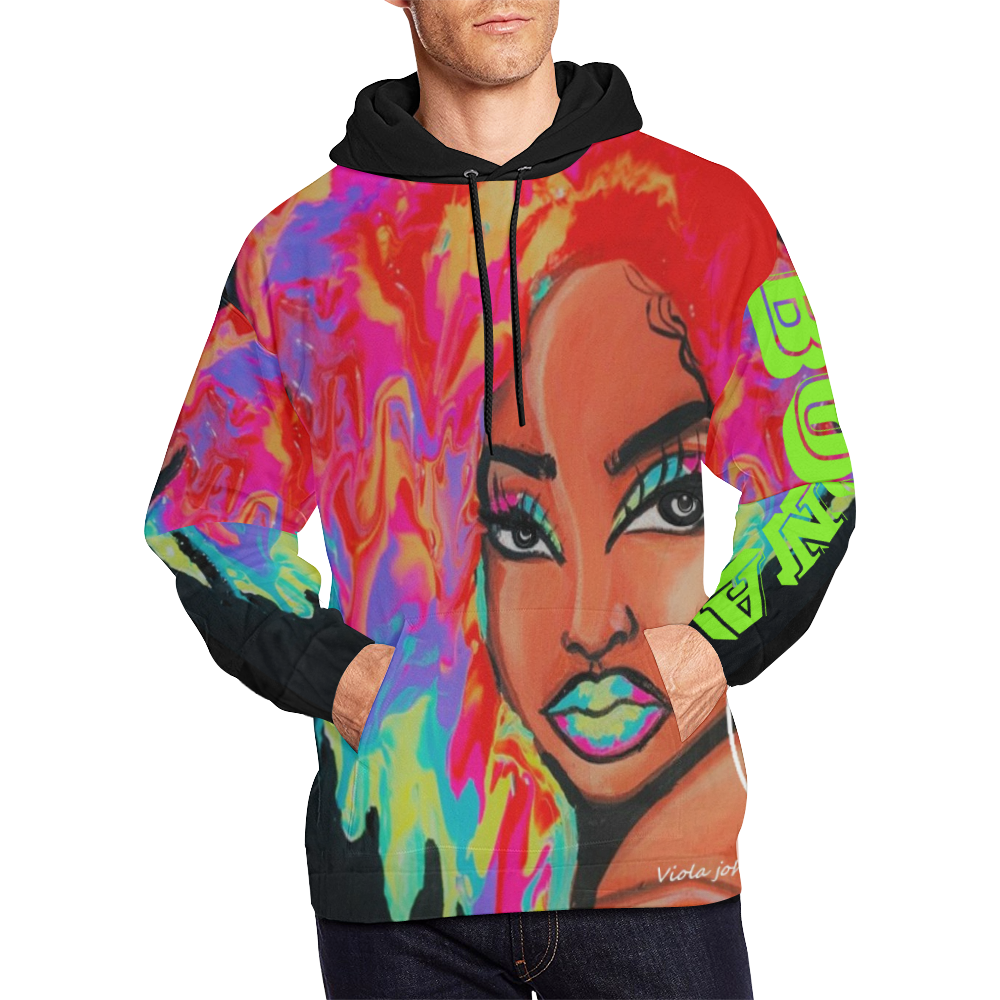 sauce (2) All Over Print Hoodie for Men (USA Size) (Model H13)