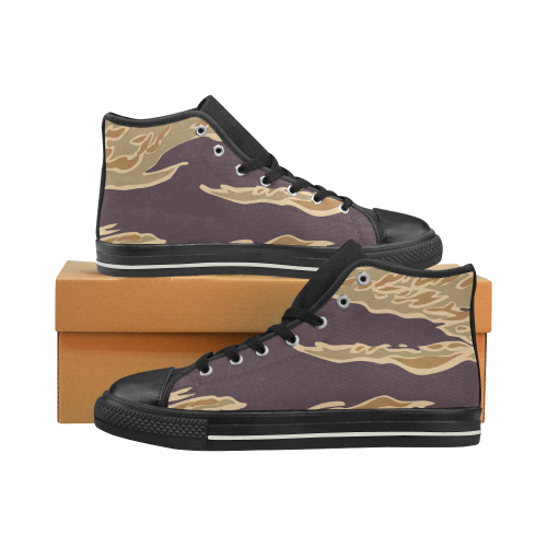 DESERT GROUND FORCE Men’s Classic High Top Canvas Shoes (Model 017)