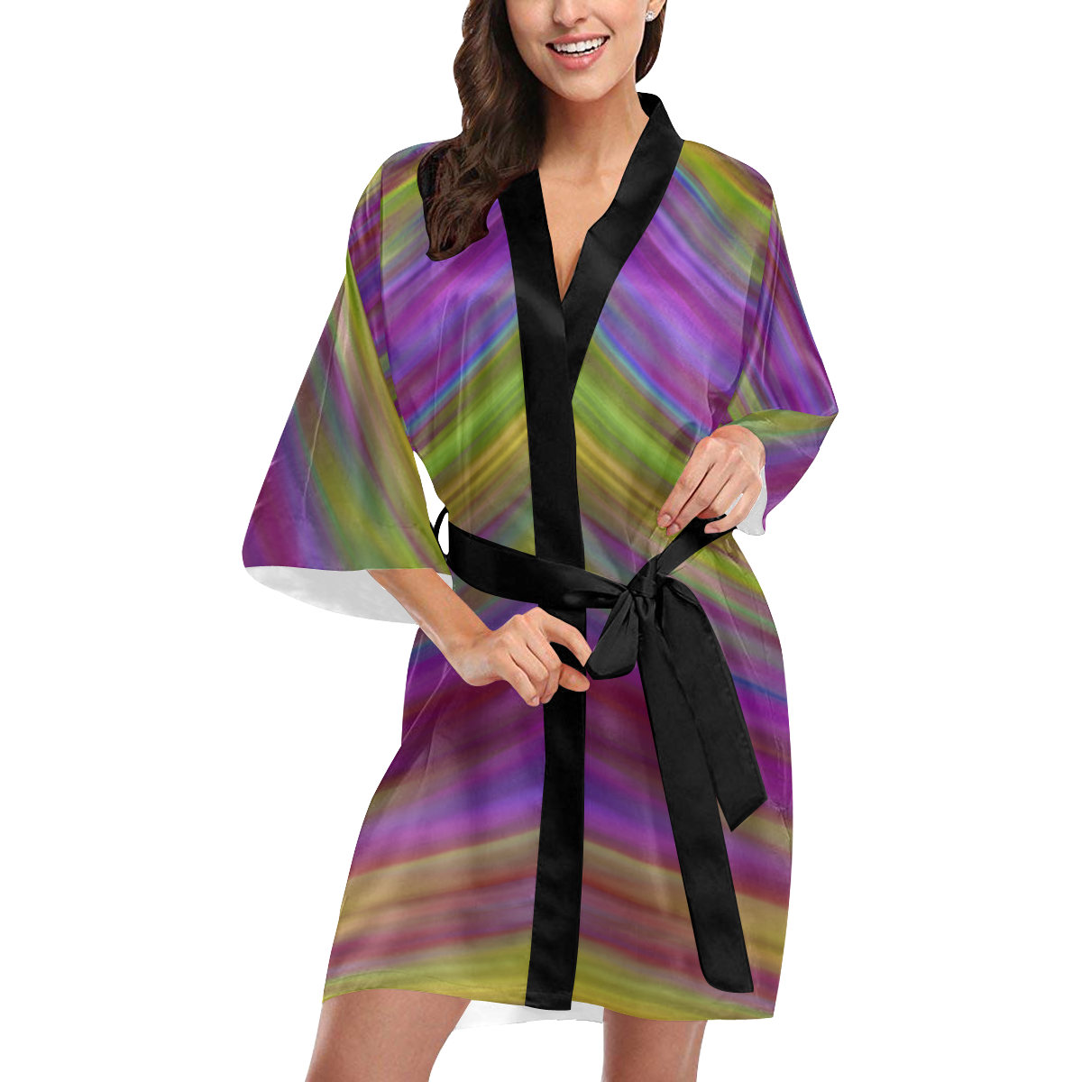 Abstract 2 TR Kimono Robe