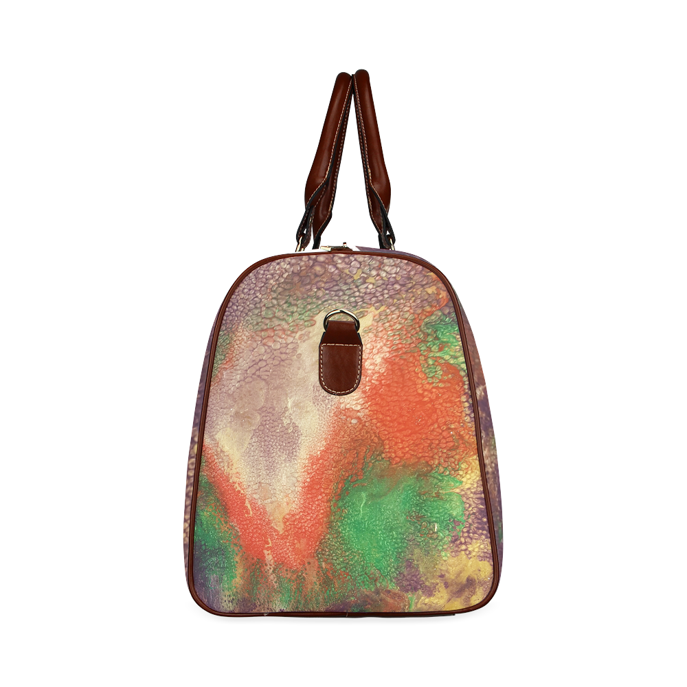 COLORFUL ABSTRACT Waterproof Travel Bag/Small (Model 1639)